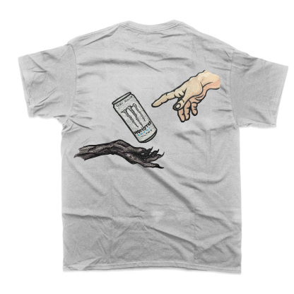 Gym | Holy Pump by White & Black Monster printed T-shirt