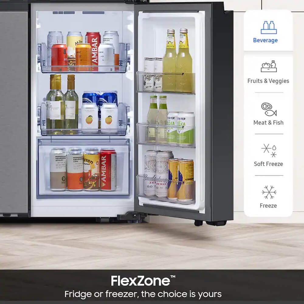 Stainless 4-Door French Door Smart Refrigerator