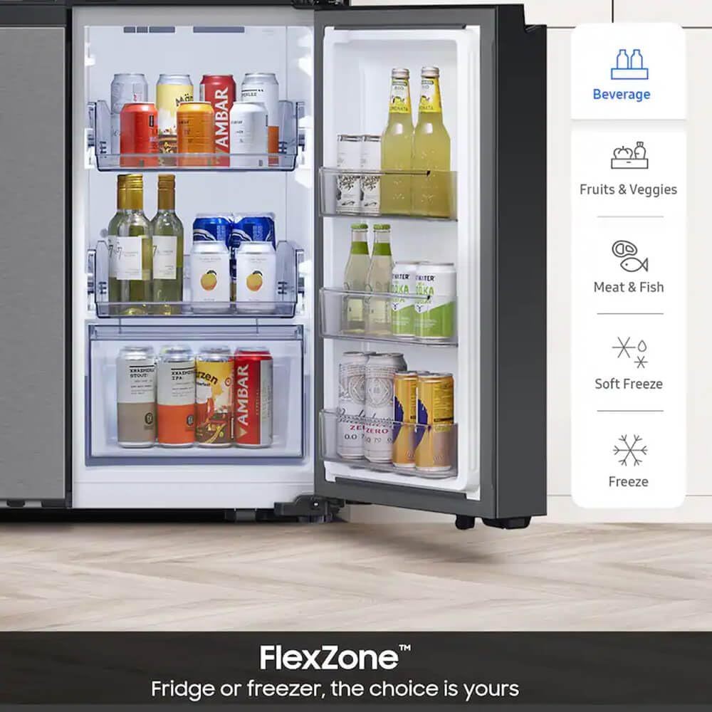 Stainless 4-Door French Door Smart Refrigerator