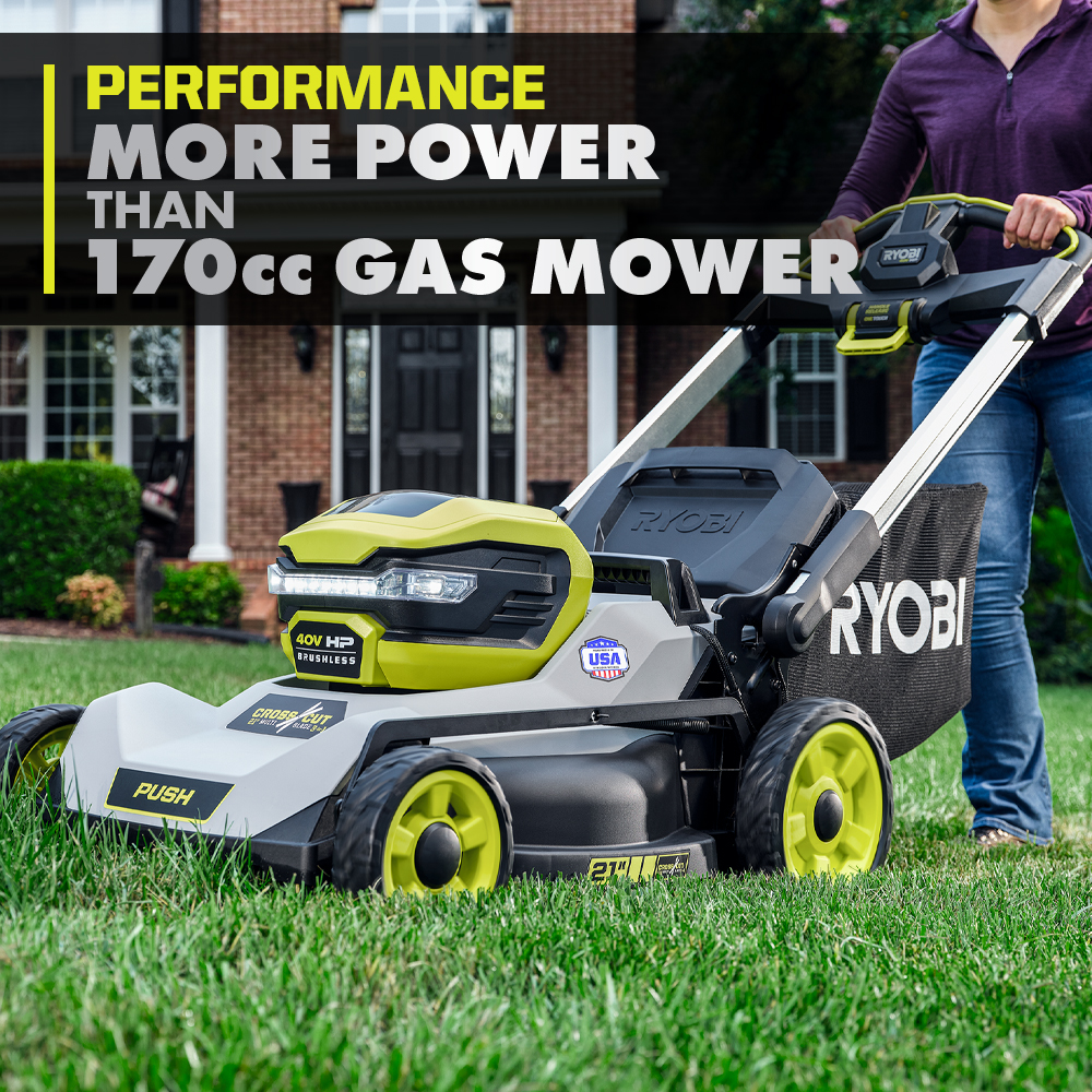 40V BRUSHLESS 21" MULTI-BLADE PUSH MOWER KIT