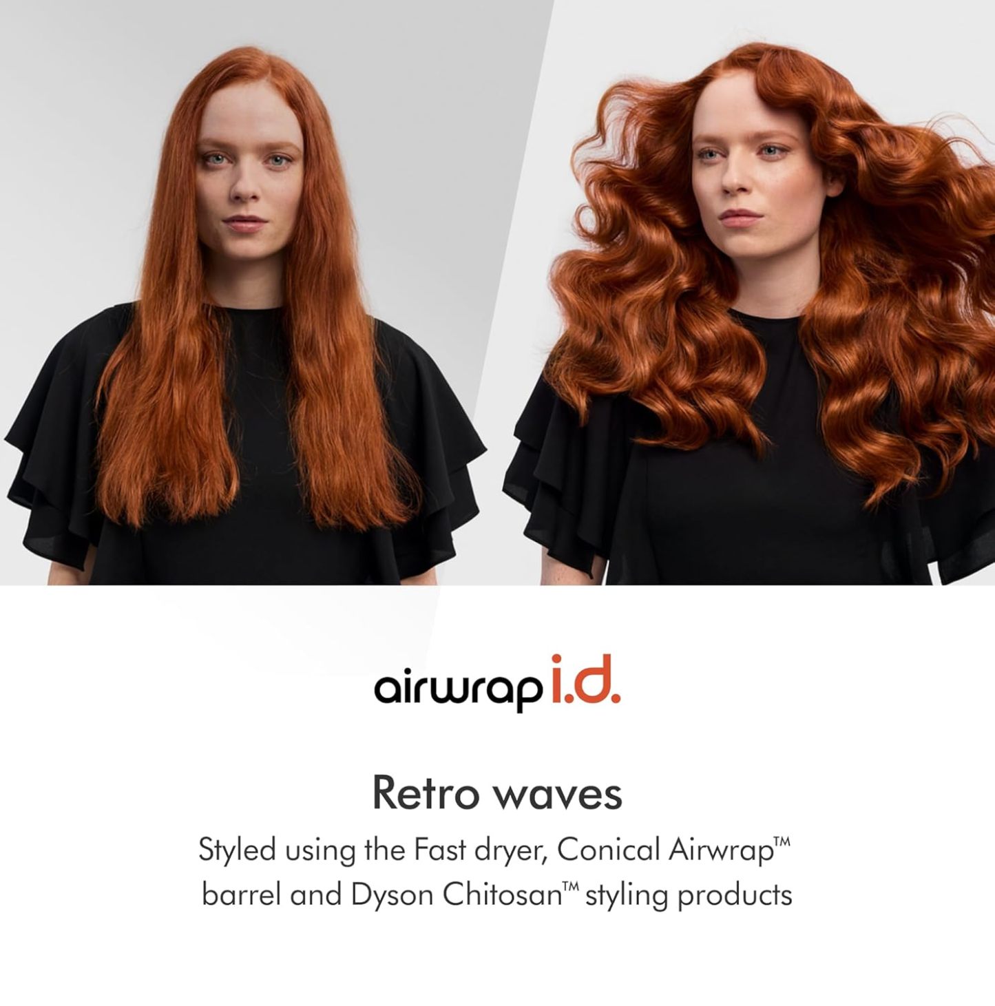 Dysthton Airwrap i.d.™ Multi-Styler, Bluetooth Connected, No Heat Damage, 6-in-1 Versatility, Intelligent Hair Styler