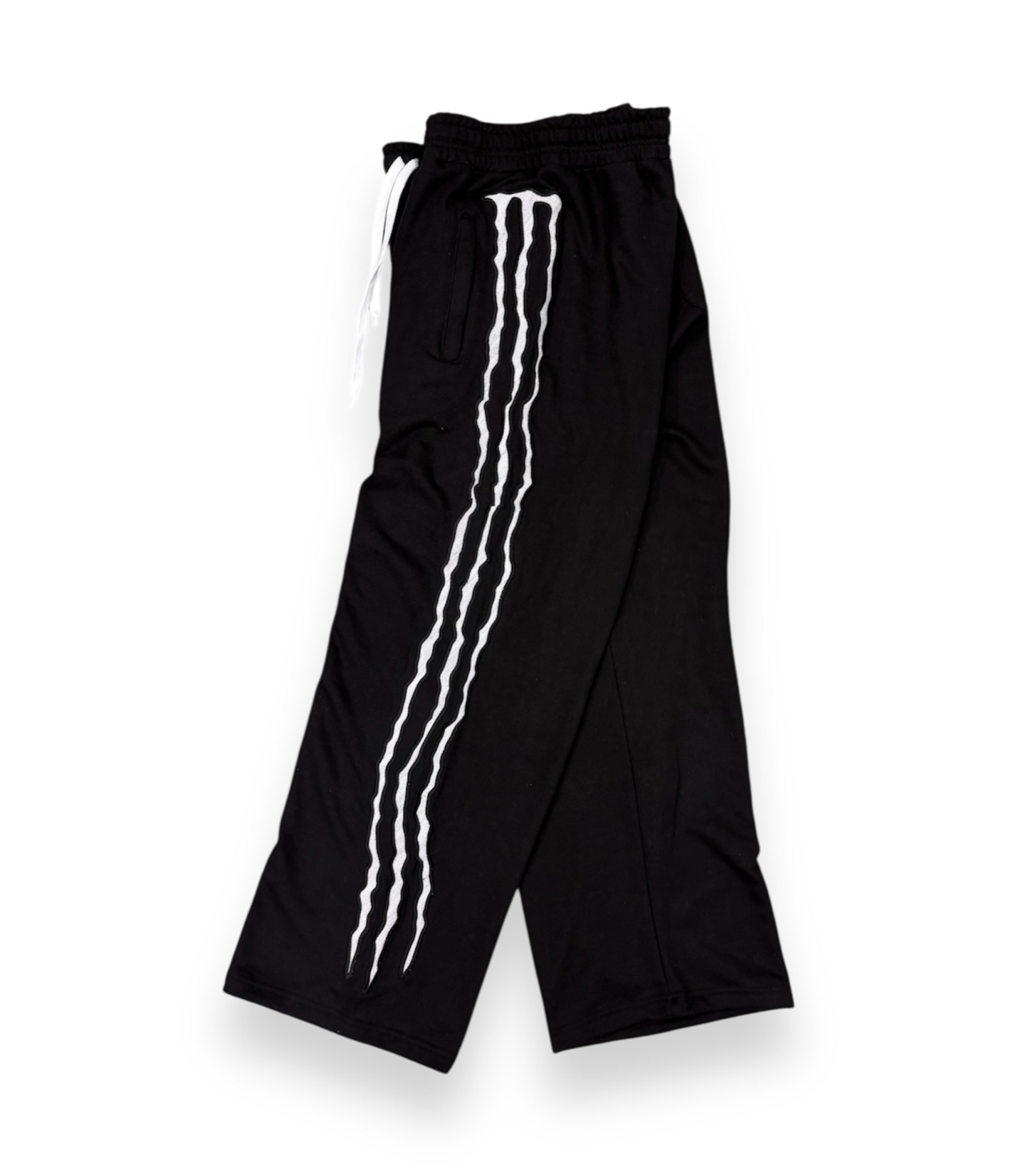 “MONSTER TRIPLE STRIPE” SWEATSUIT BLACK
