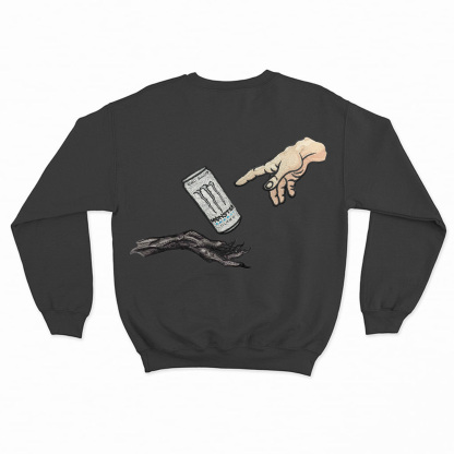 Gym | Holy Pump by White Monster Printed Sweater