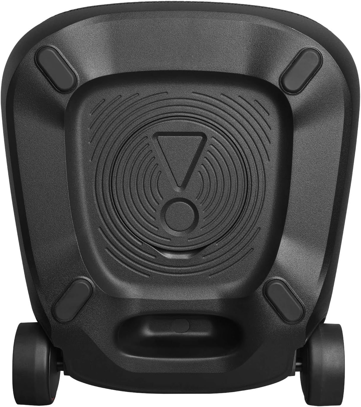 PartyBox Stage 320 - Portable Party Speaker with Telescopic Handle & Wide, Sturdy Wheels, Powerful Pro Sound, Futuristic lightshow, Up to 18 Hours of Play time, Splash Proof (White)
