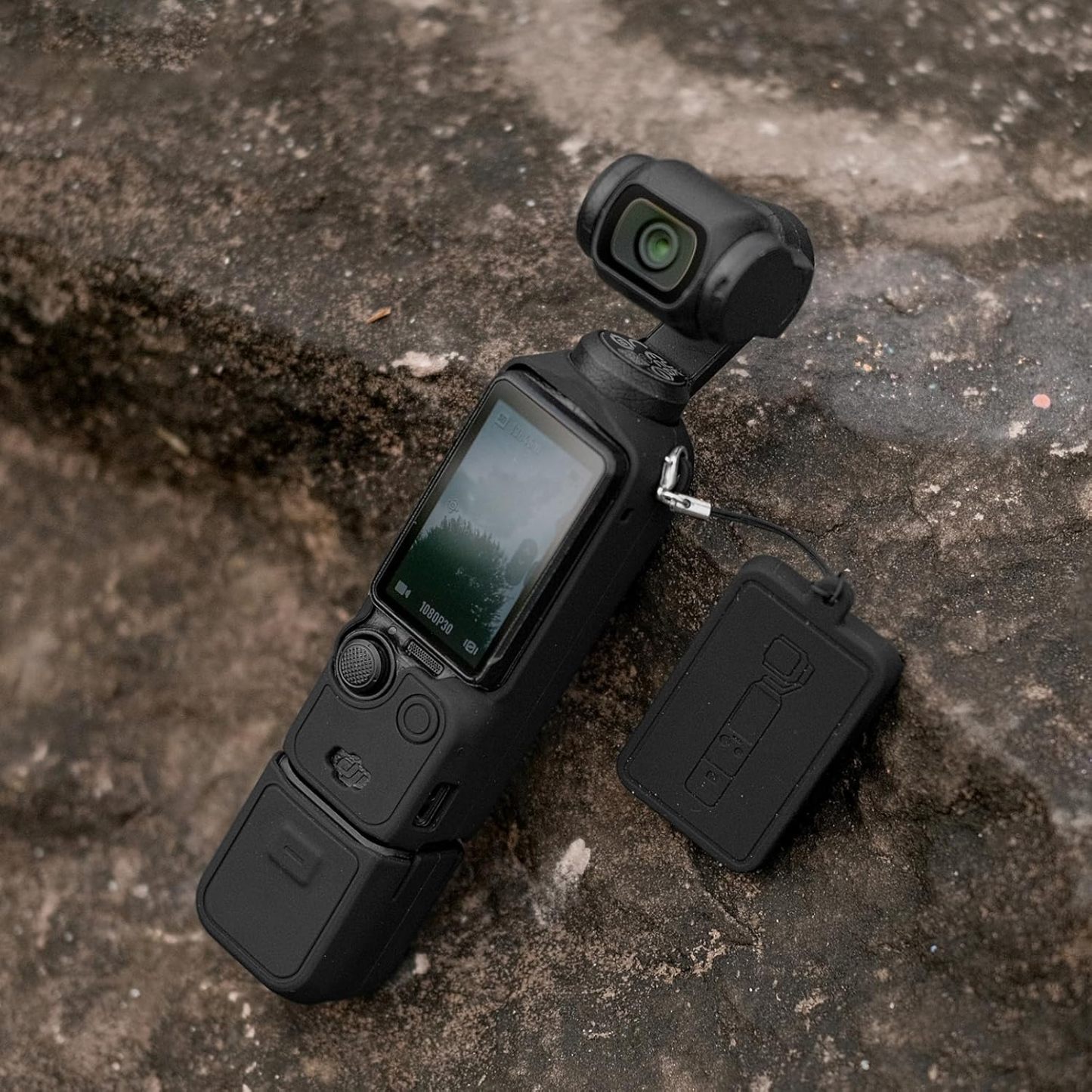 Pocthtket 3 Case, Soft Silicone Protective Case Compatible with DJI Osmo Pockthtet 3 Creator Combo, Lightweight creen Protector Grip Cover Accessories for Xtra Muse - Pink