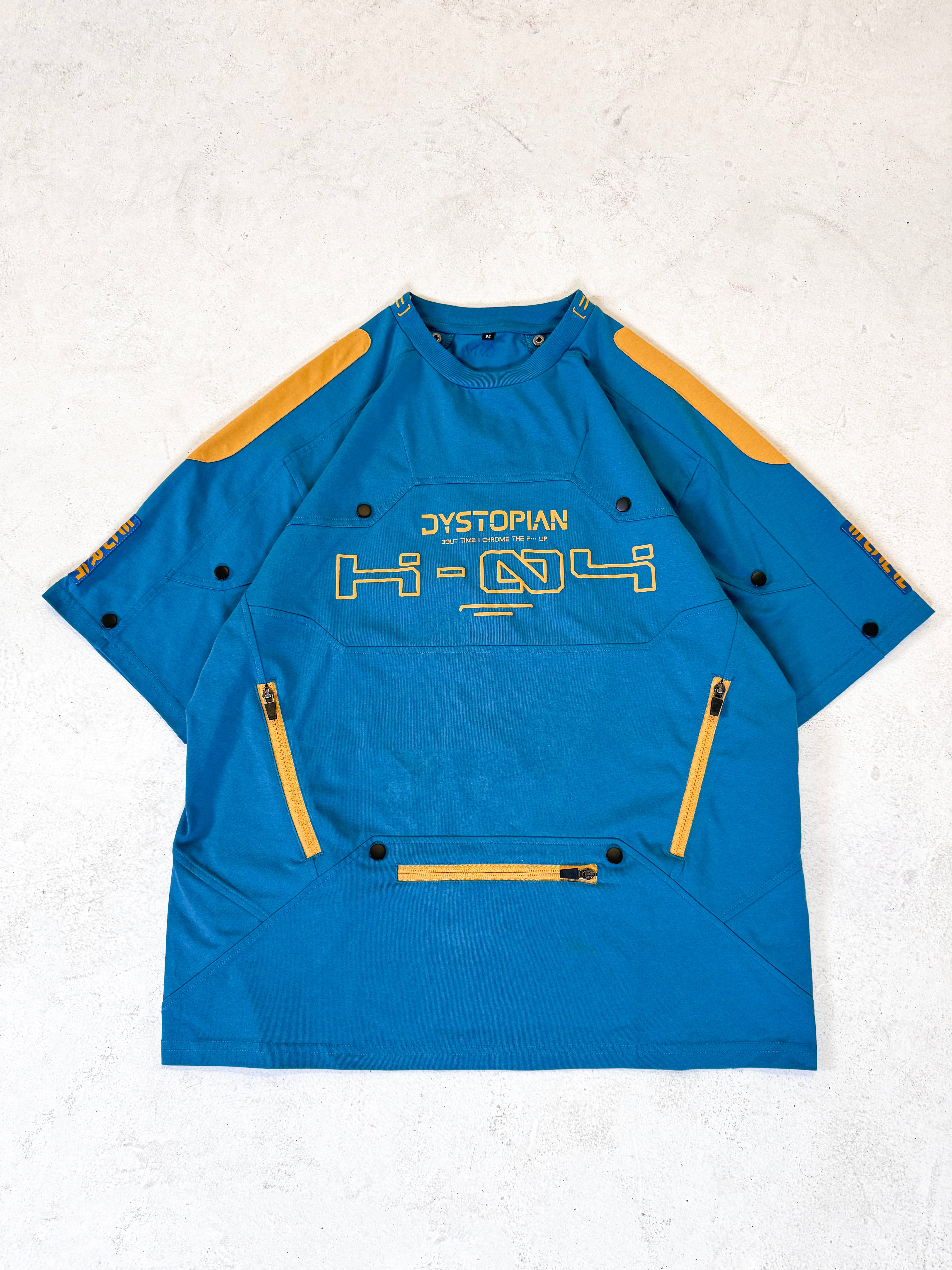 "CYBER" T-shirt Blue