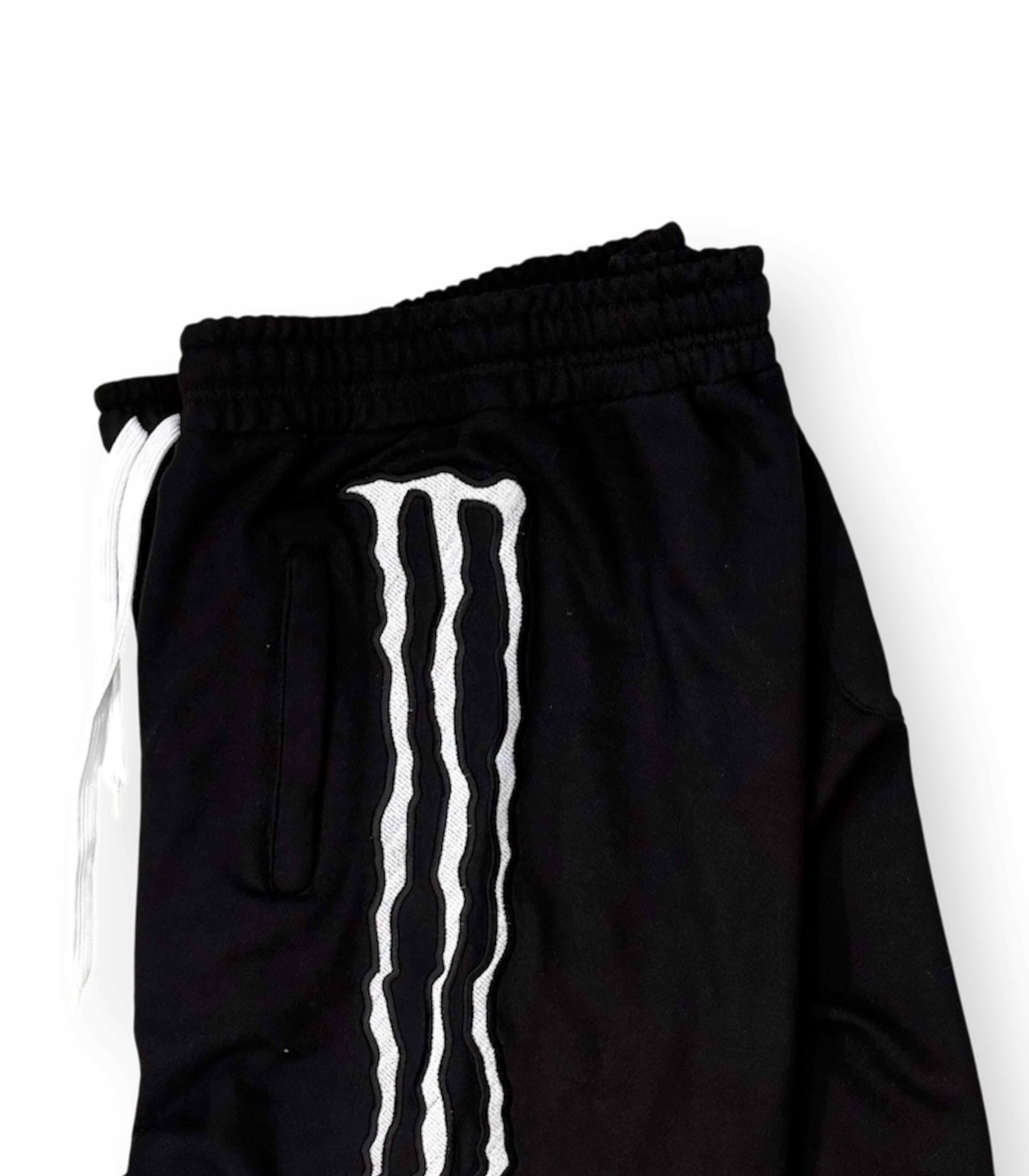 “MONSTER TRIPLE STRIPE” SWEATSUIT BLACK