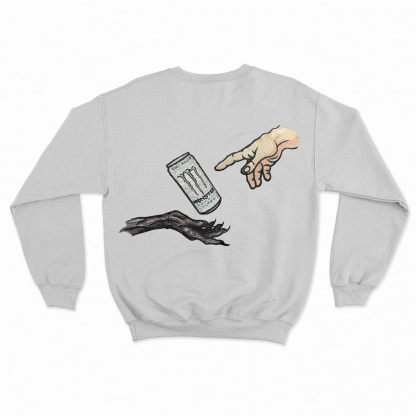 Gym | Holy Pump by White Monster Printed Sweater