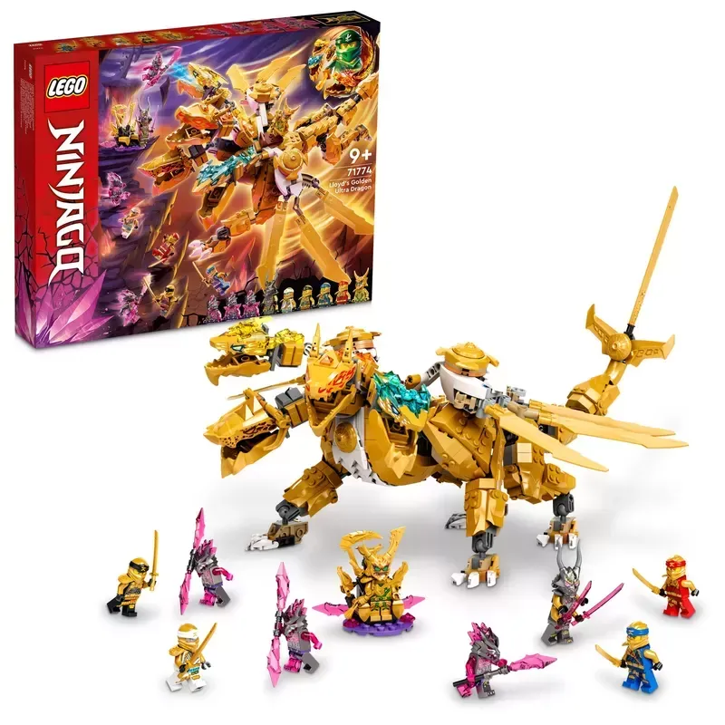 LEGO 71774 NINJAGO LLOYD'S GOLDEN ULTRA DRAGON