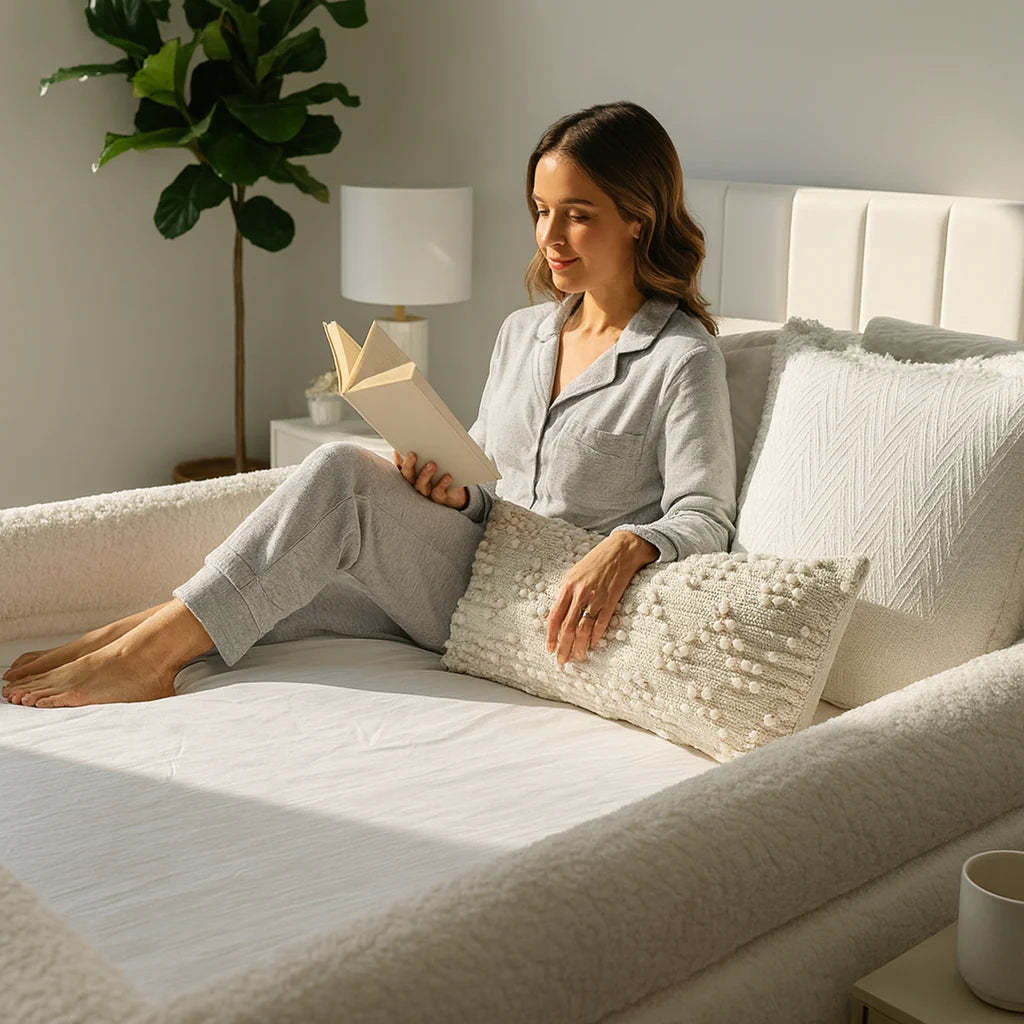 PLUSH™ BORDERED BED SHEET