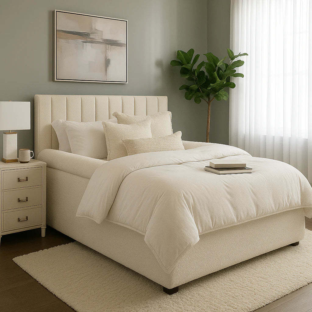 PLUSH™ BORDERED BED SHEET