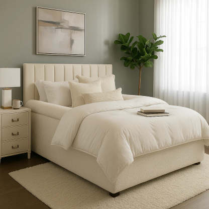 PLUSH™ BORDERED BED SHEET