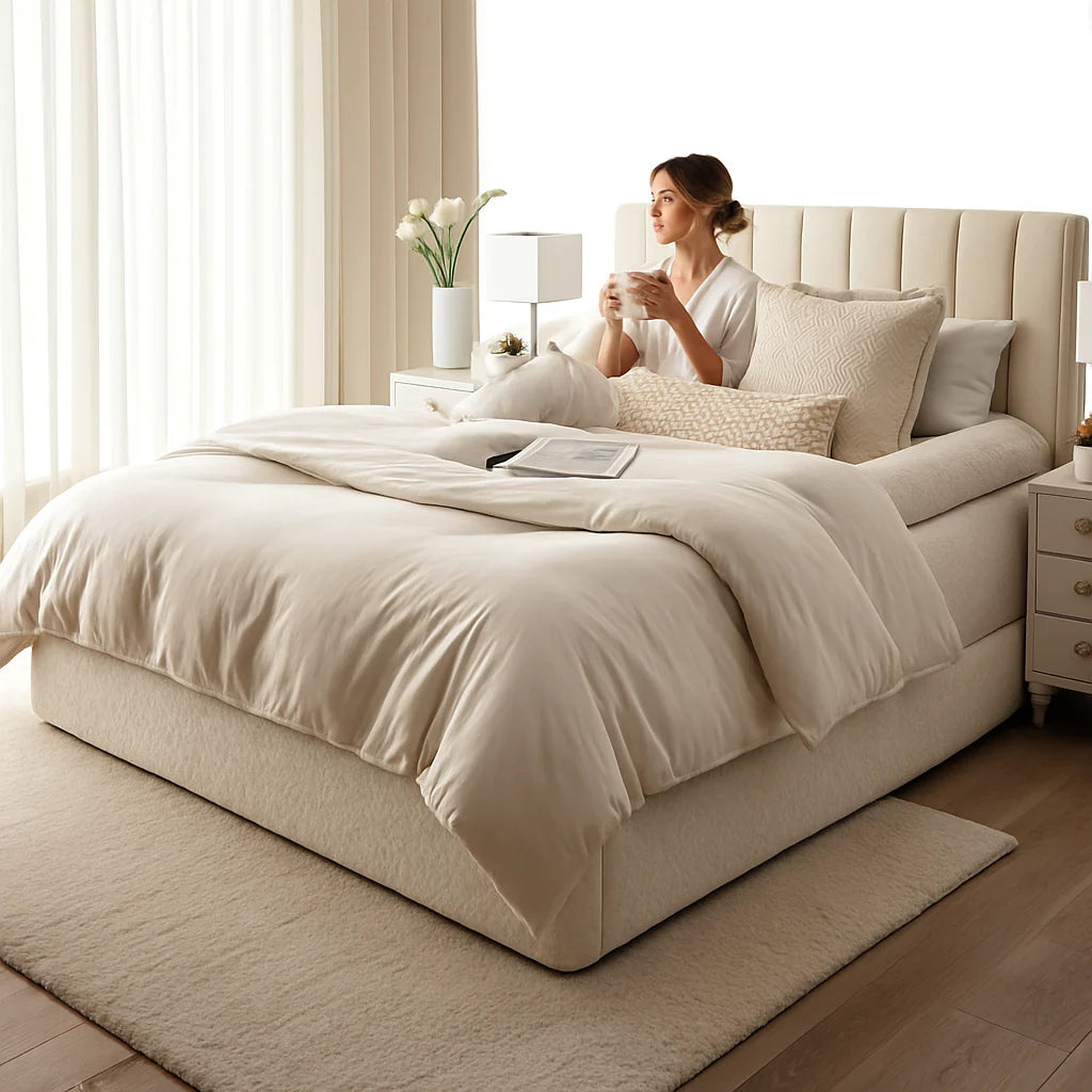 PLUSH™ BORDERED BED SHEET