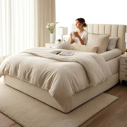 PLUSH™ BORDERED BED SHEET