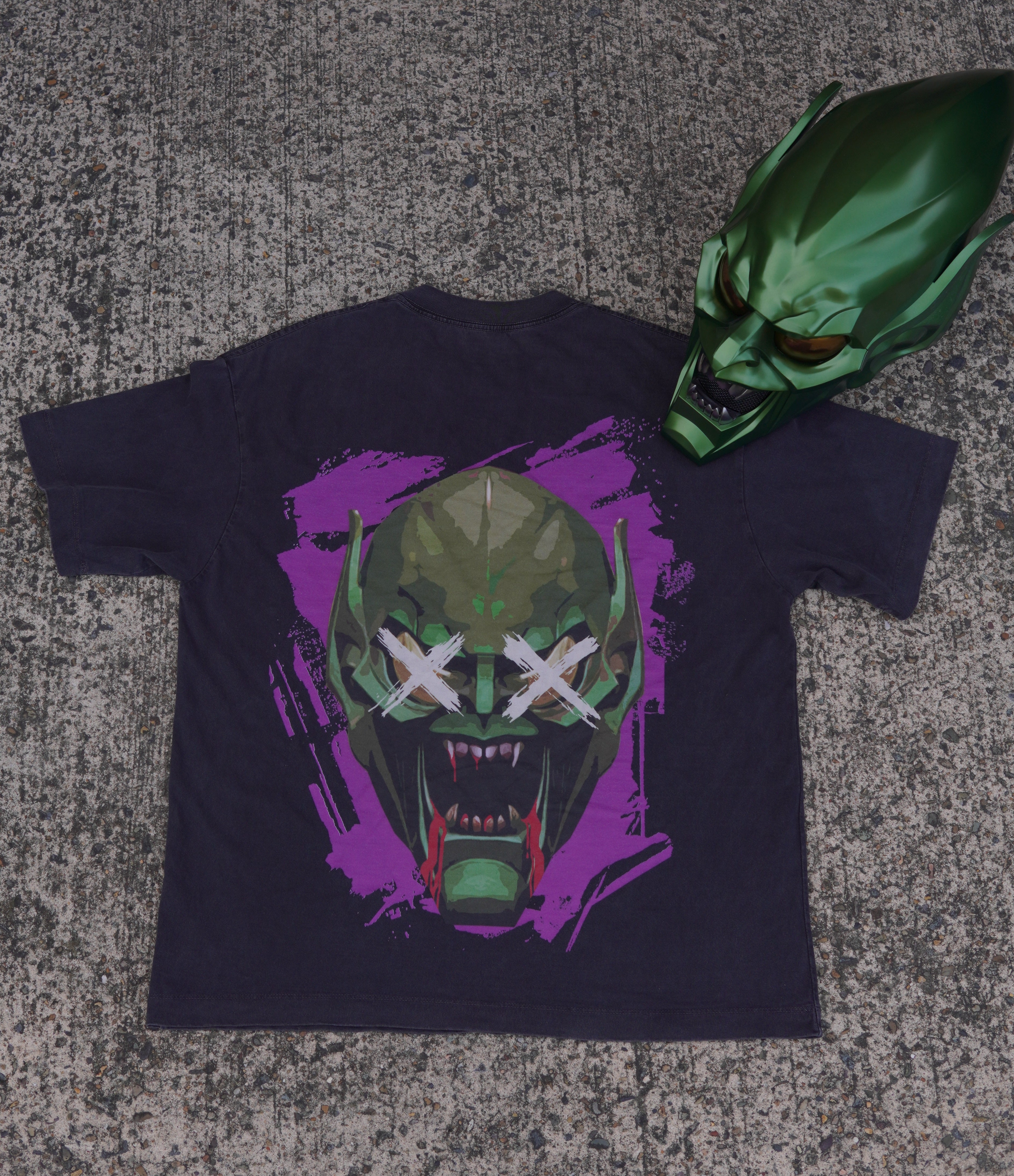 Green XX Goblin Rage Vintage Oversized T-Shirt
