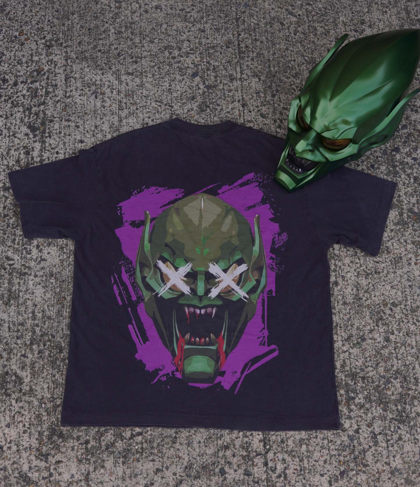 Green XX Goblin Rage Vintage Oversized T-Shirt