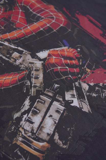 Spider-Man vs Doc Ock Vintage Oversized T-Shirt 