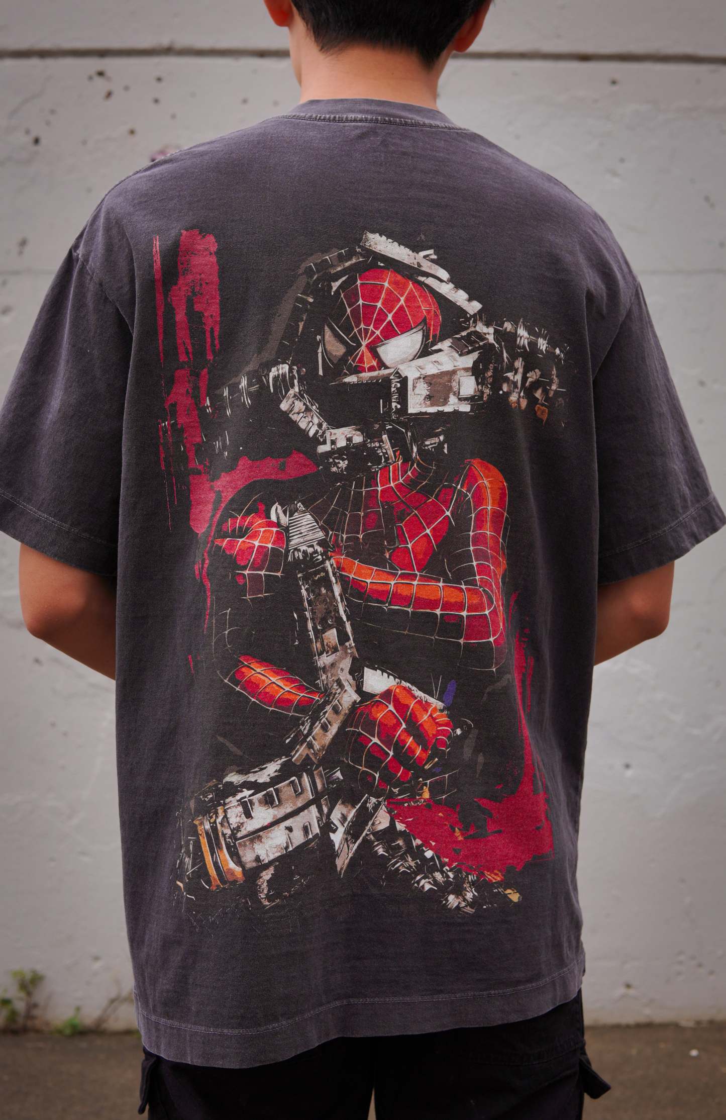 Spider-Man vs Doc Ock Vintage Oversized T-Shirt 