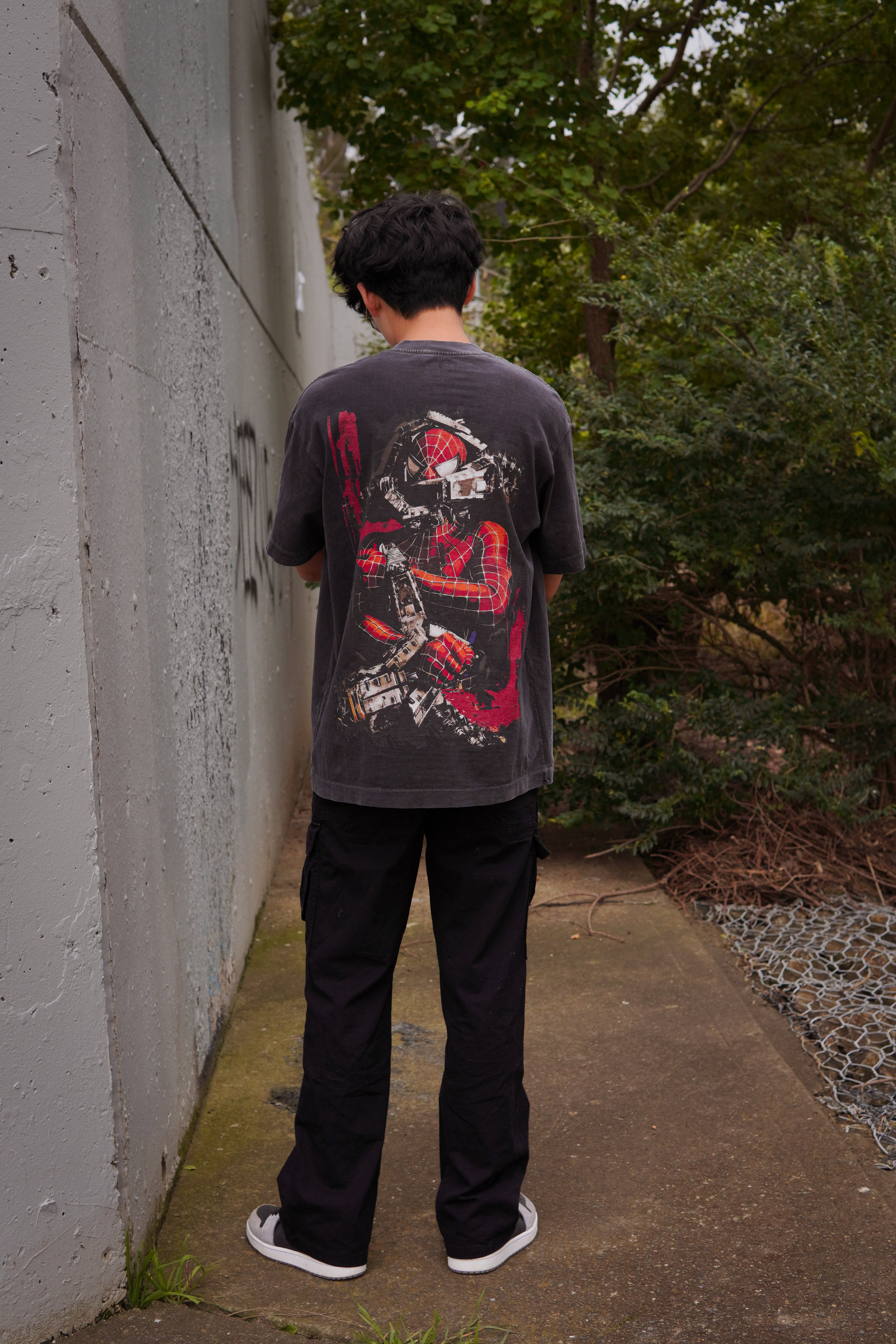 Spider-Man vs Doc Ock Vintage Oversized T-Shirt 