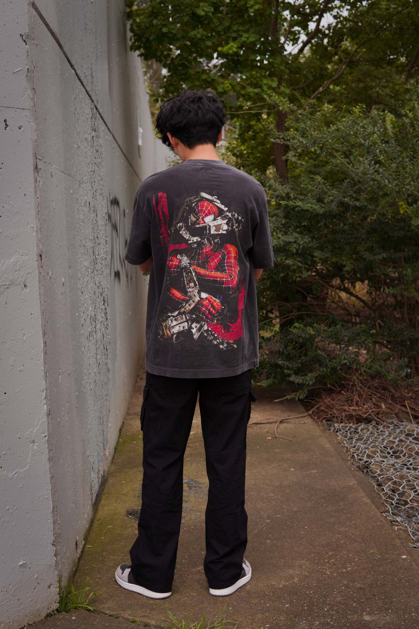 Spider-Man vs Doc Ock Vintage Oversized T-Shirt 