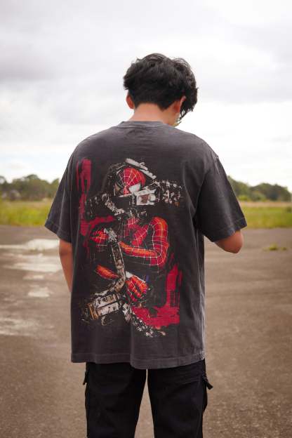Spider-Man vs Doc Ock Vintage Oversized T-Shirt 