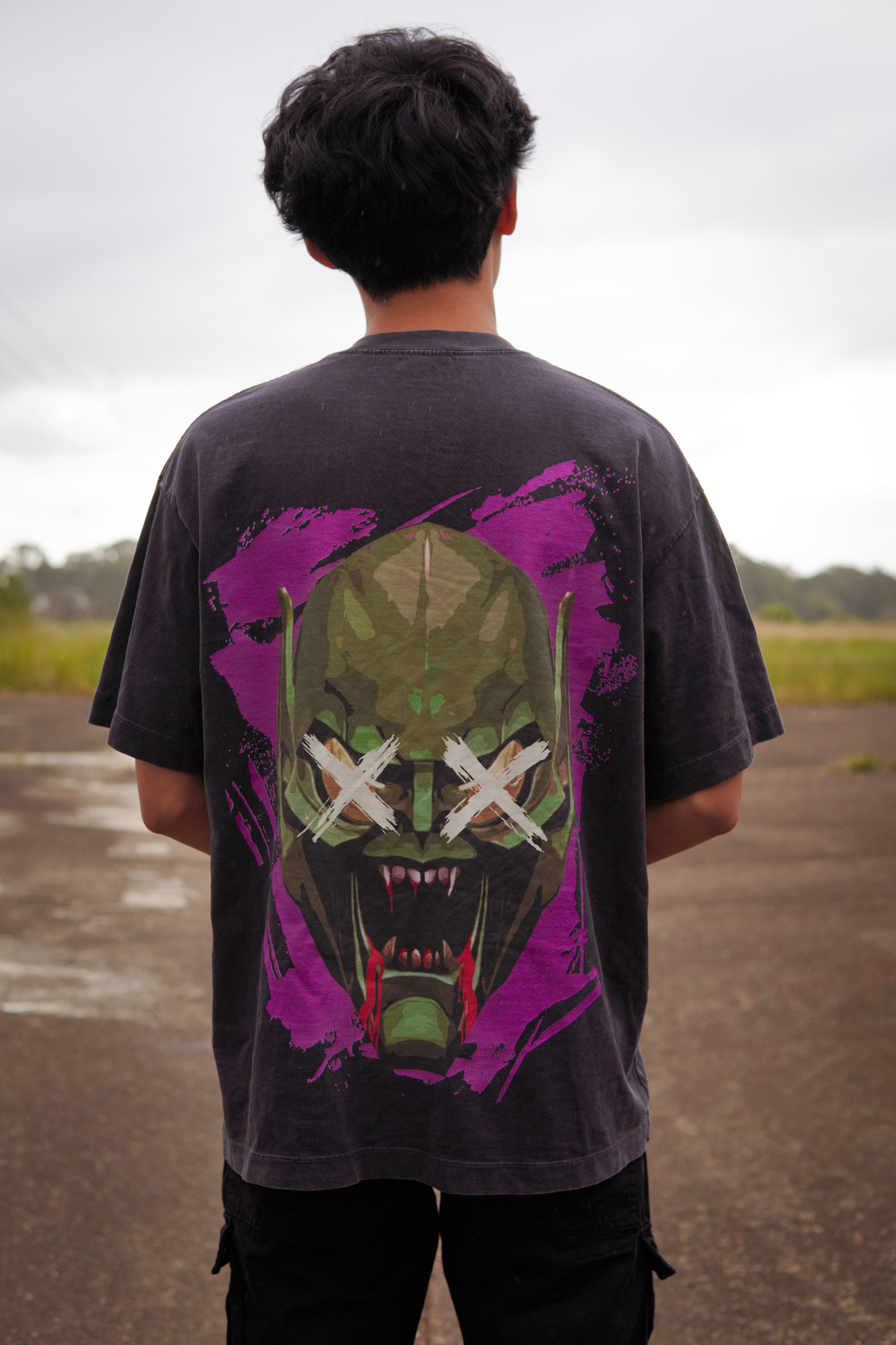 Green XX Goblin Rage Vintage Oversized T-Shirt