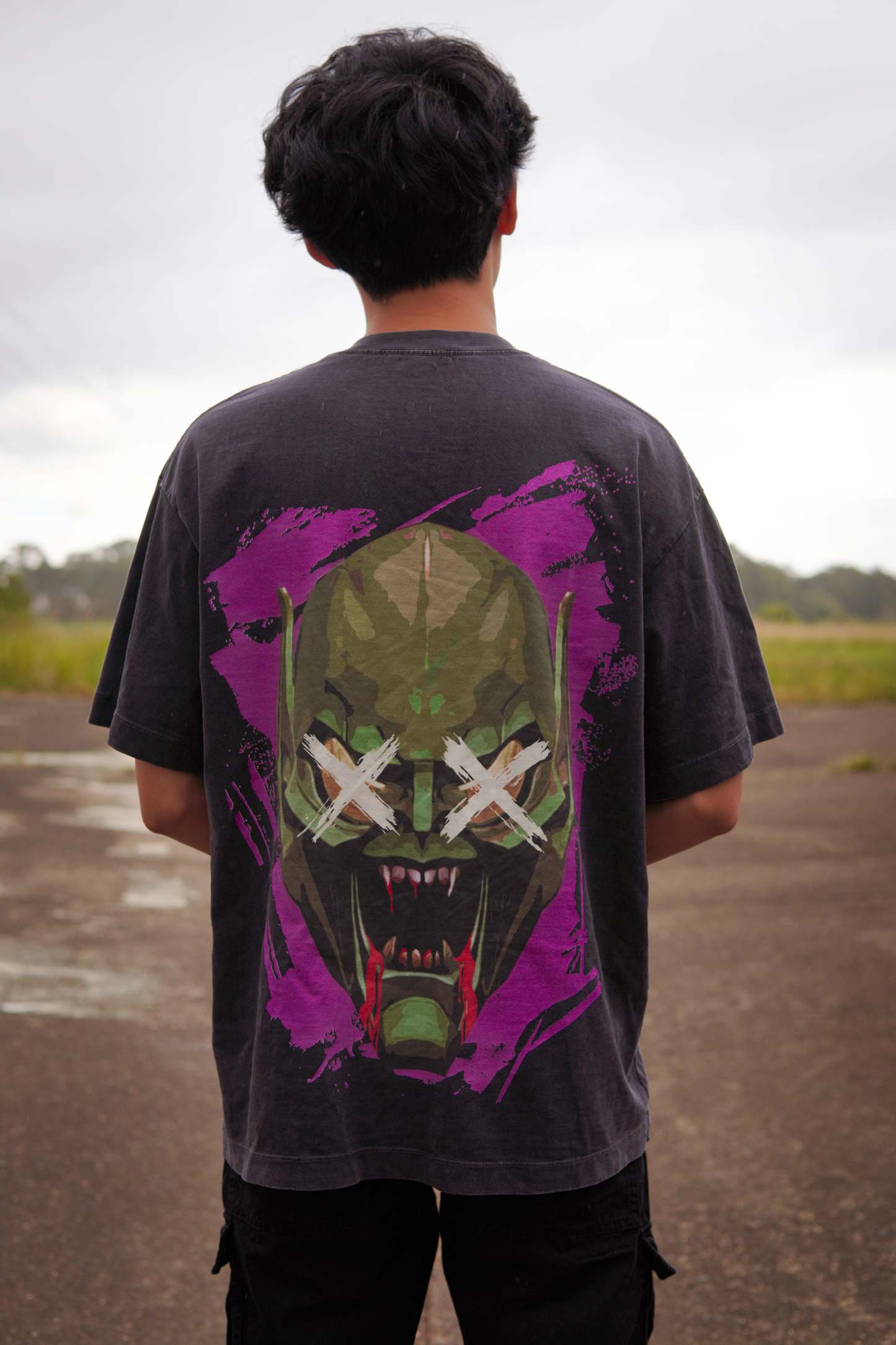Green XX Goblin Rage Vintage Oversized T-Shirt