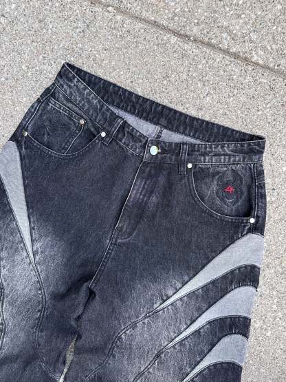 Hisoka's jeans Black