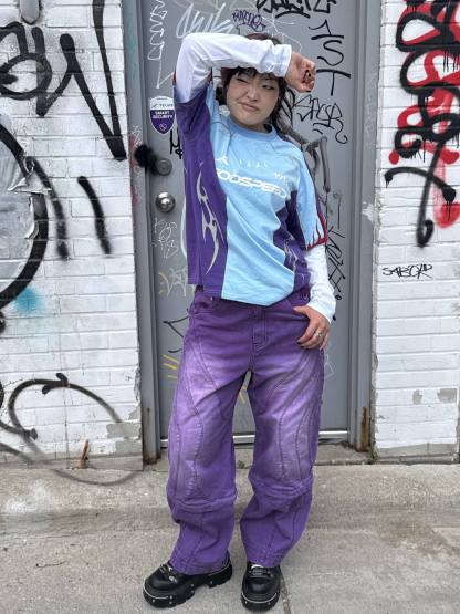 Hisoka's jeans - Purple