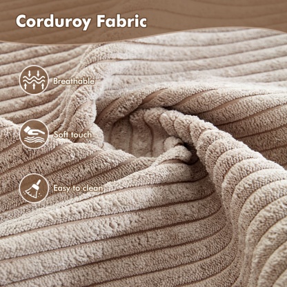 OVthtIOS Boneless Chaise Lounge,Luxurious Faux Fur, No Assembly Required