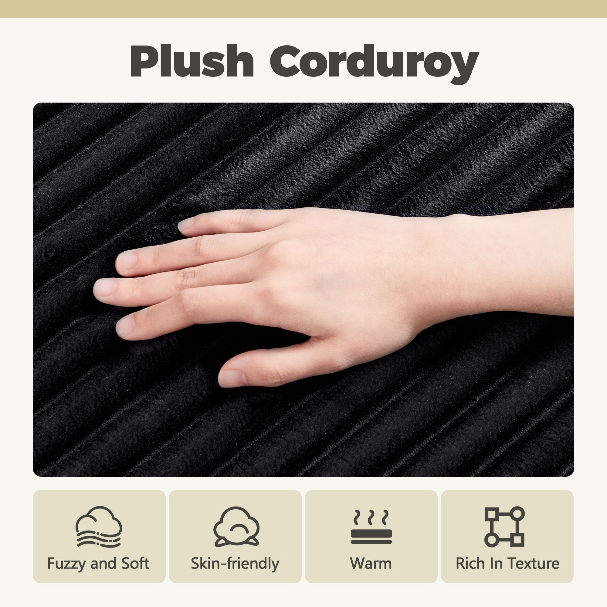 OVIthtOS 81" Boneless Sofa, Sleeper Couch, No Assembly Required