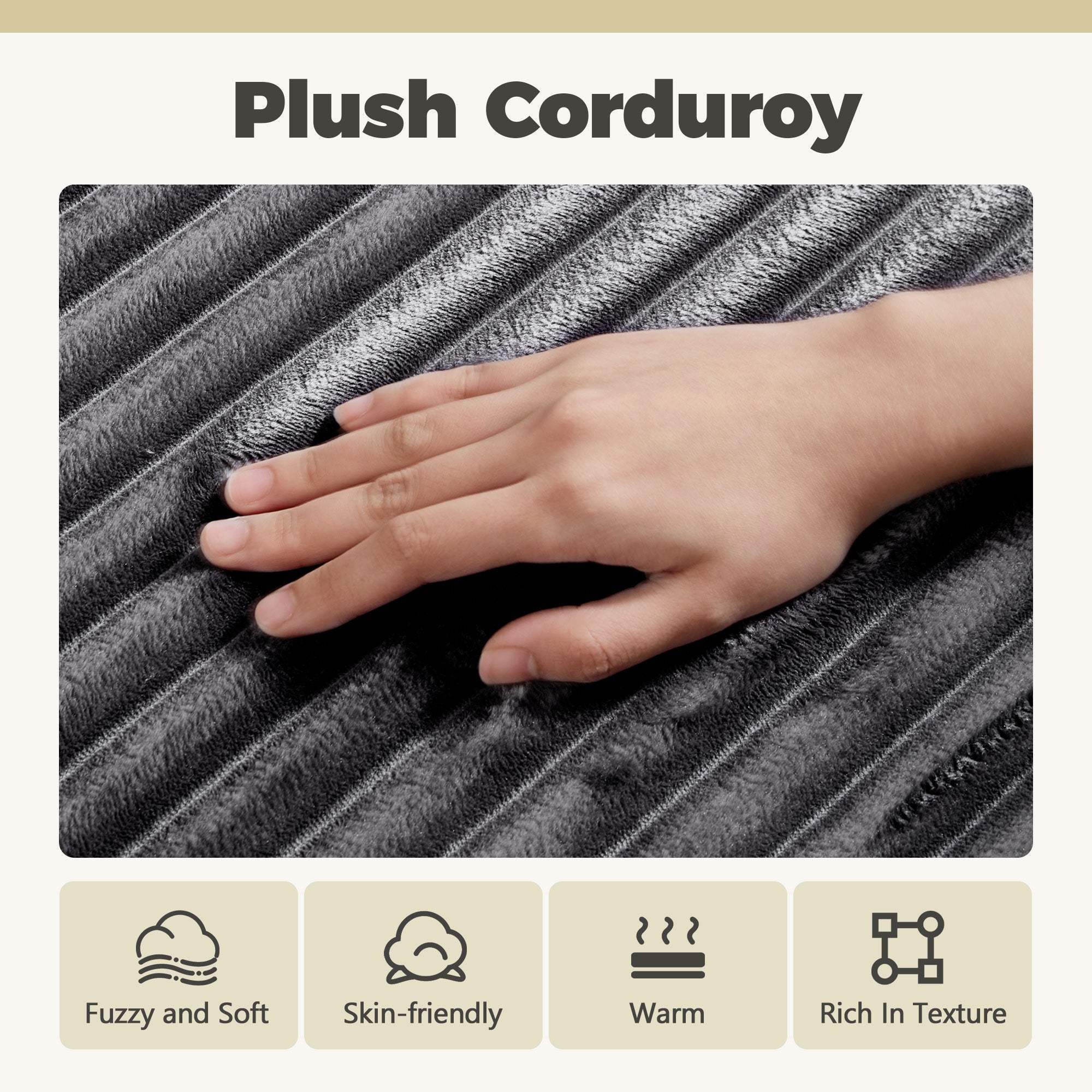 OVIthtOS 81" Boneless Sofa, Sleeper Couch, No Assembly Required