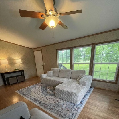 OVthtIOS 104" L-Shape Modular Couch with Chaise, Plush Corduroy Fabric, No Assembly Required