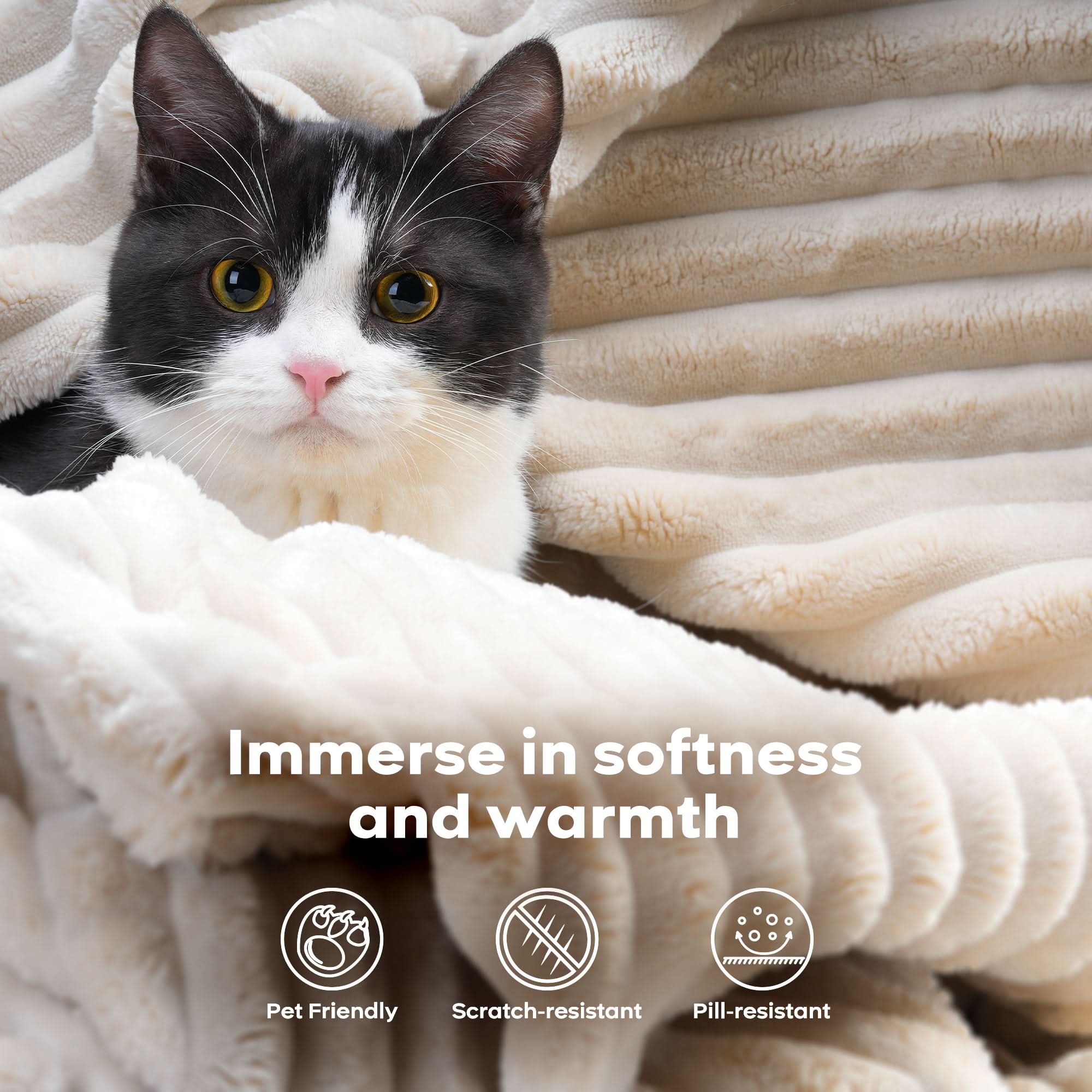 OVIthtOS Living Room Modular Couch Ottoman, 1 Wale Plush Corduroy Fabric