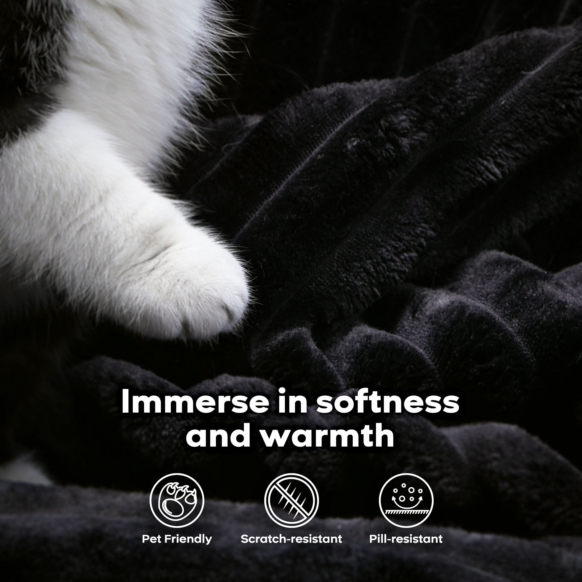 OVIthtOS Living Room Modular Couch Ottoman, 1 Wale Plush Corduroy Fabric