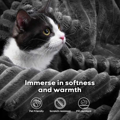 OVIthtOS Living Room Modular Couch Ottoman, 1 Wale Plush Corduroy Fabric