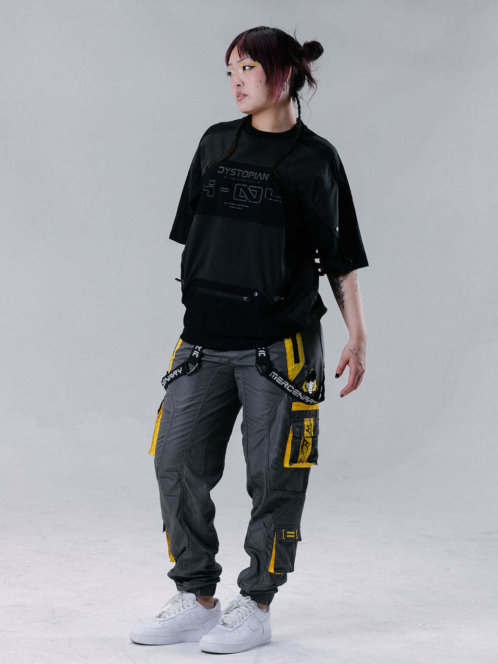 "CYBER" T-shirt Black