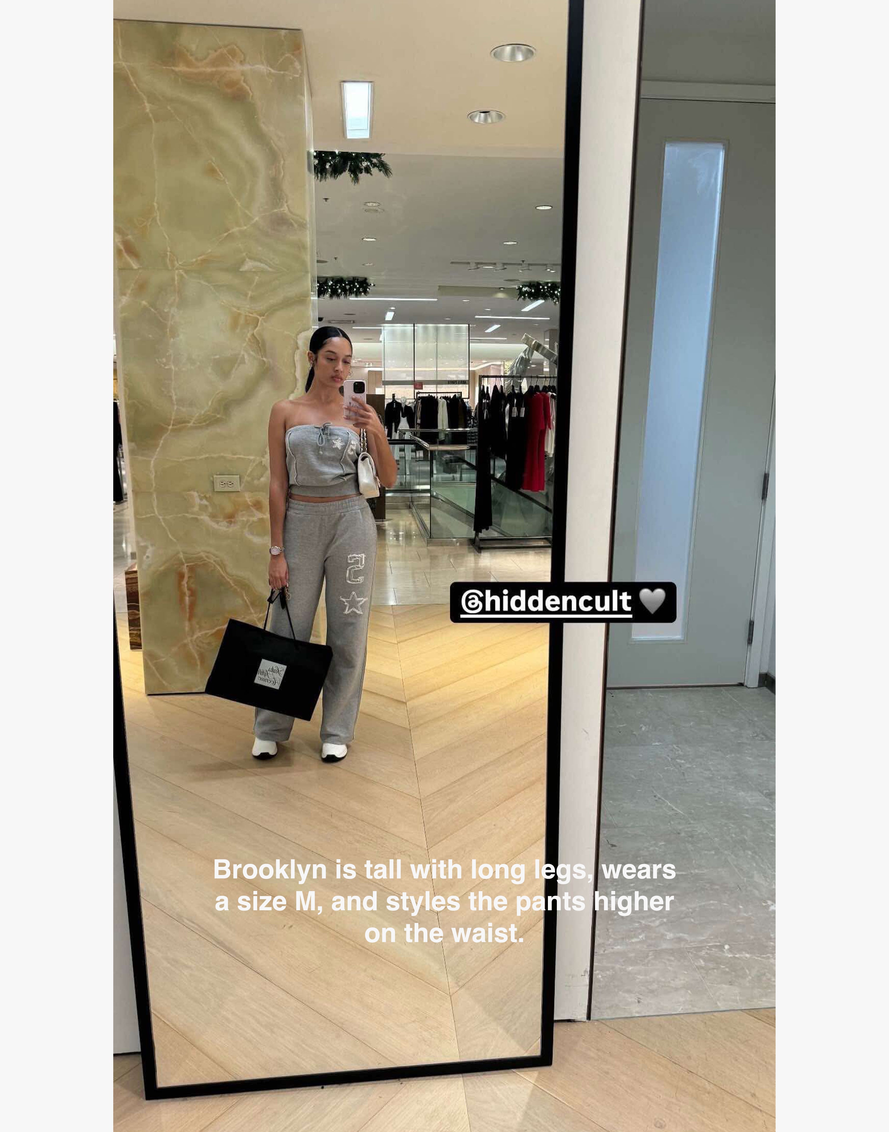 Baggy Grey Star Sweatpants