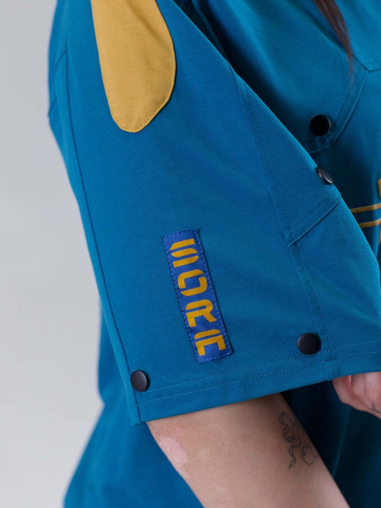 "CYBER" T-shirt Blue