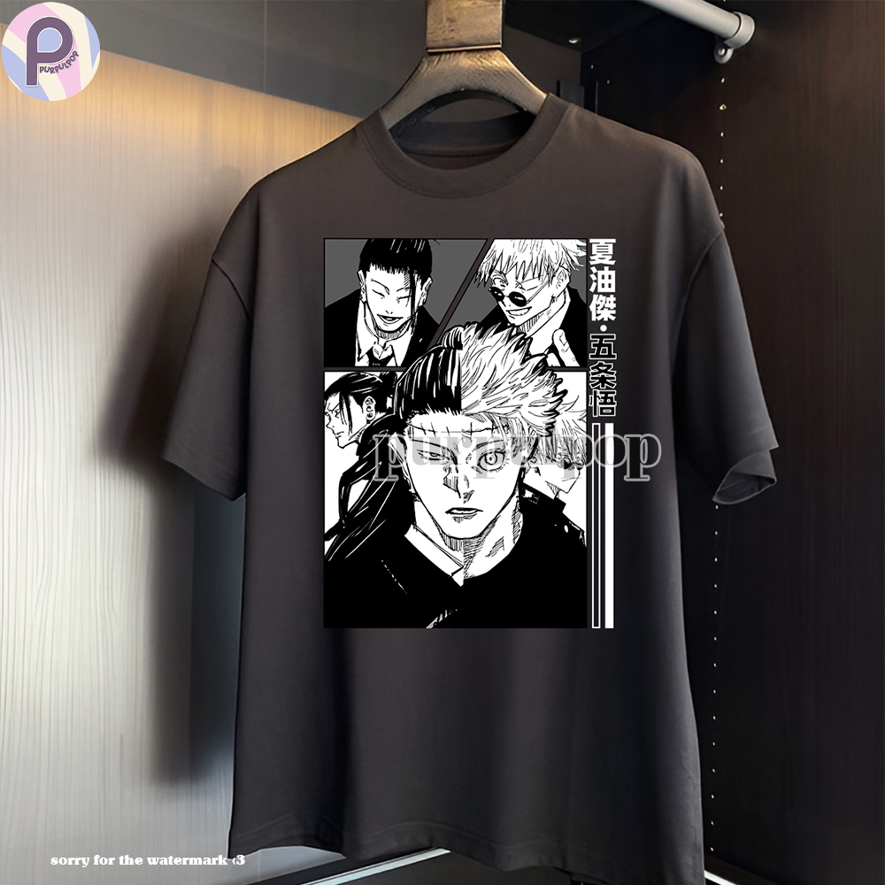 Geto Suguru in Gojo Satoru, Kenjaku Jujutsu Kaisen Shirt