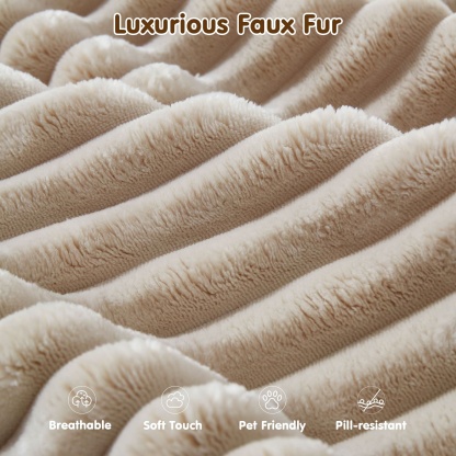 OVthtIOS 104" L-Shape Modular Couch with Chaise, Plush Corduroy Fabric, No Assembly Required