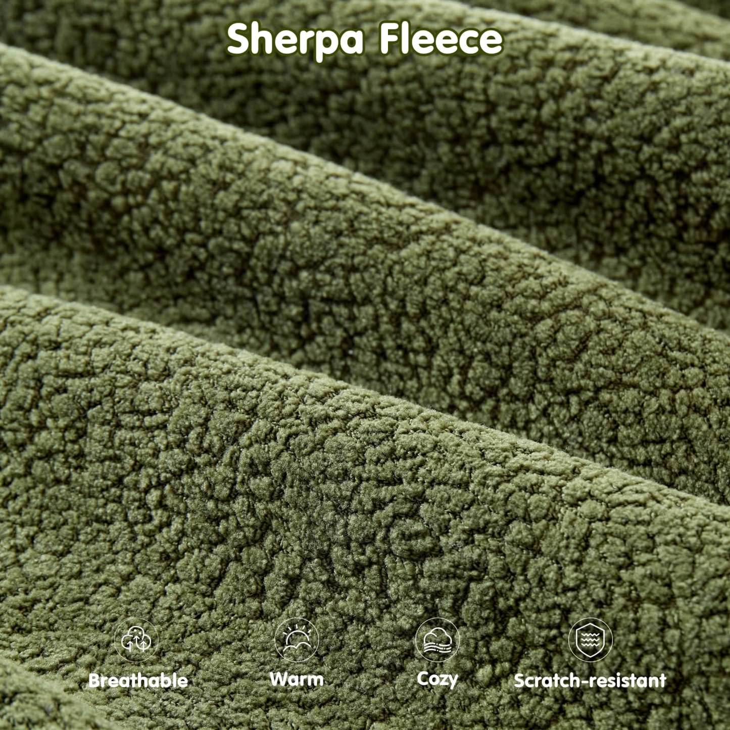 OVthtIOS 104" L-Shape Modular Couch with Chaise, Plush Corduroy Fabric, No Assembly Required