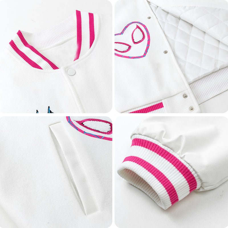 LEMANDIK® Winter Varsity Jacket Spider Web