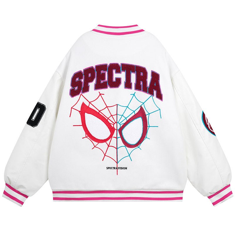 LEMANDIK® Winter Varsity Jacket Spider Web