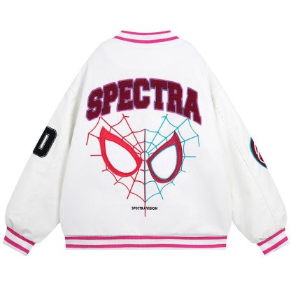 LEMANDIK® Winter Varsity Jacket Spider Web