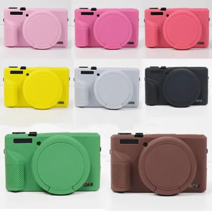 Camera Soft Silicone Skin Case 9C (G7X Mark II/III ,SX740)