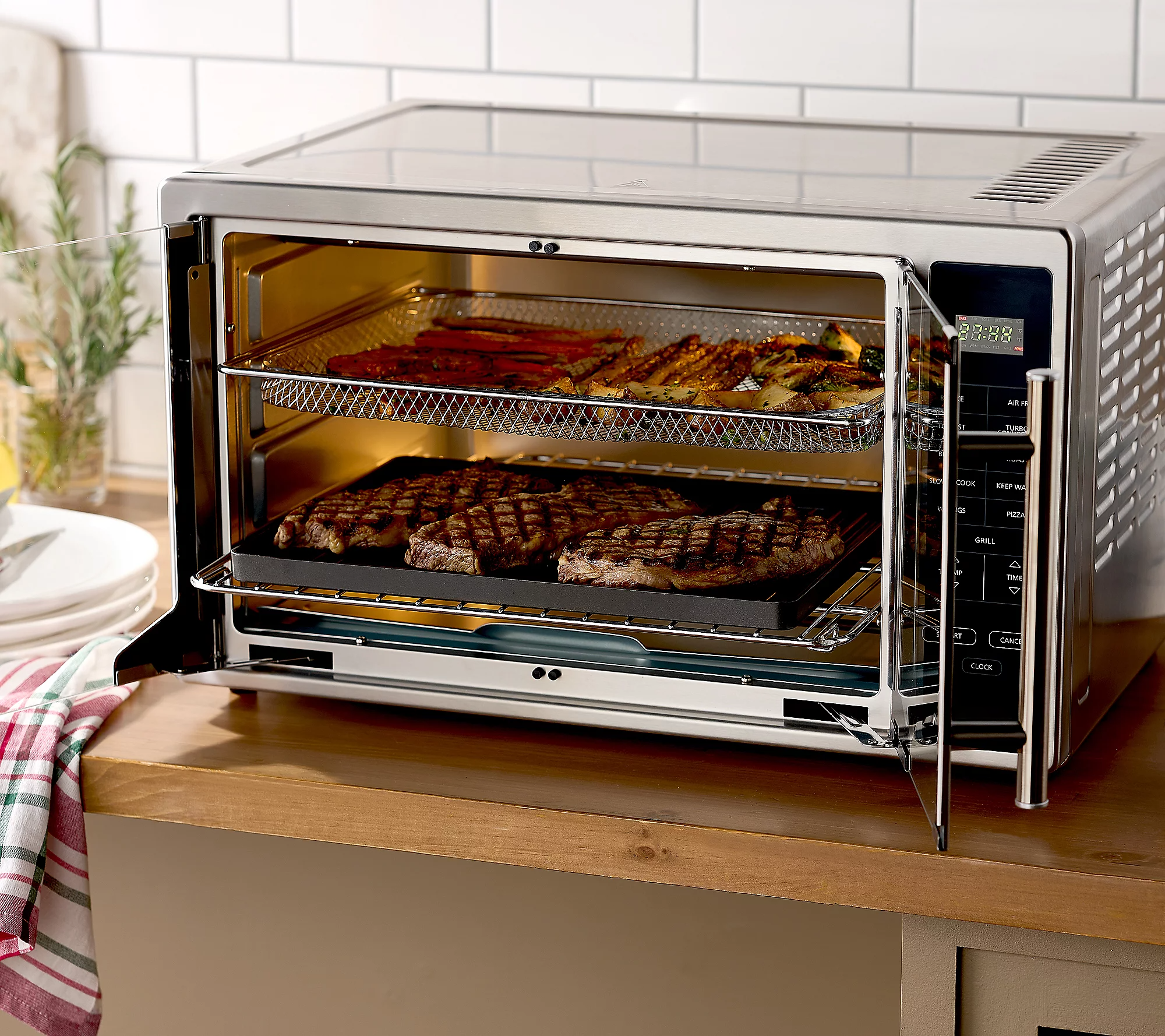 💝Limited time clearance，BUY 2 GET 1 FREE 💥XL 11-in-1 Digital Air Fry & Grill Convection Oven