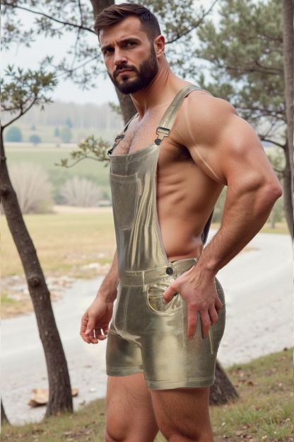 GOLD & SILVER OVERALLS