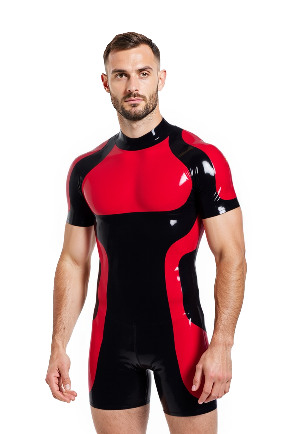 Mysteryglove Form-Fitting PU Bodysuit