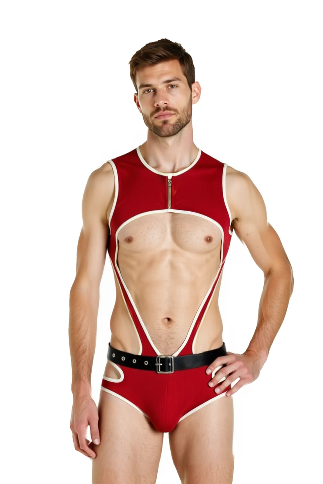 Mysteryglove Santa's Helper Sensation: Men's Sexy Christmas Costume Body